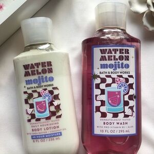 Watermelon Mojito Body Wash and Lotion Set